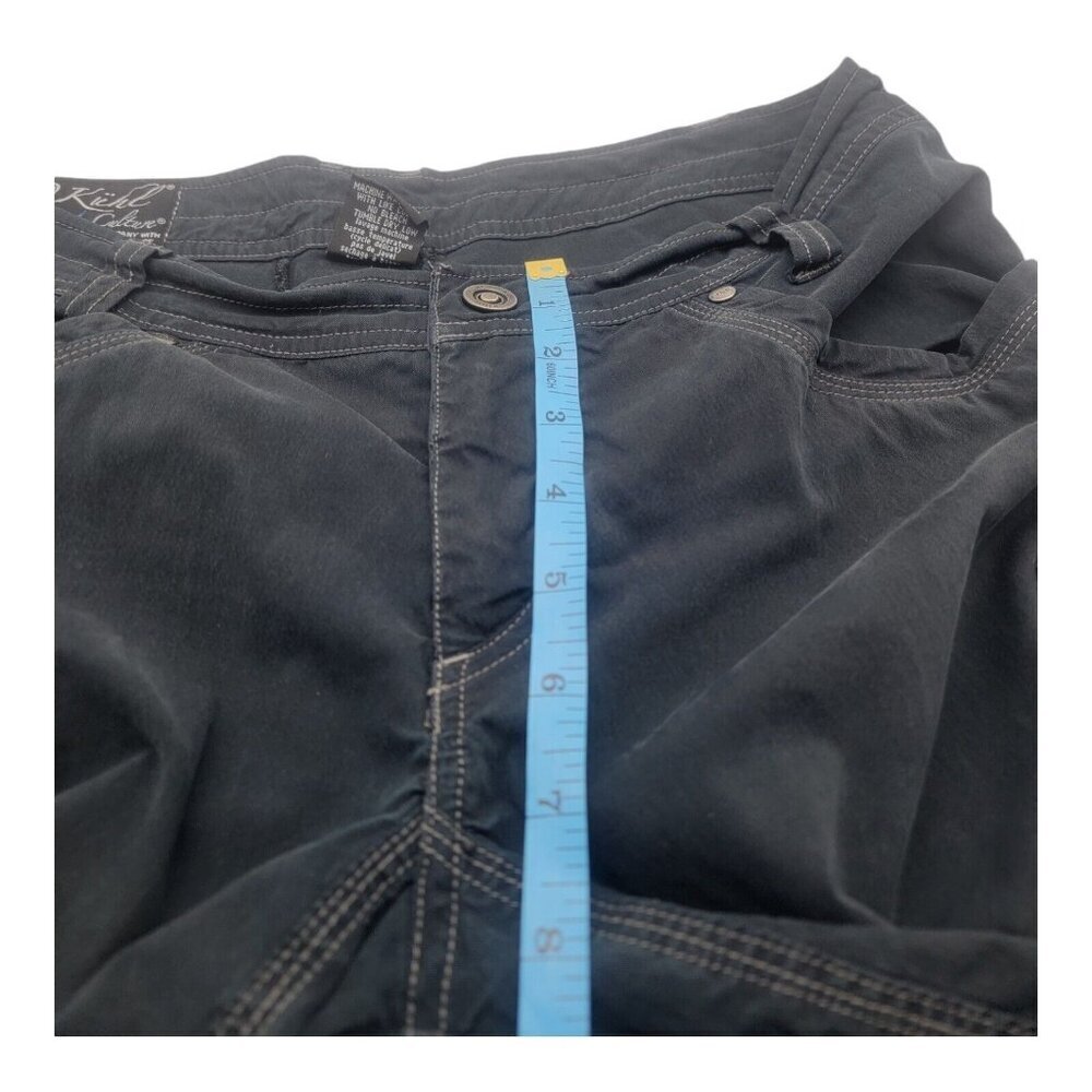 Kuhl Shorts Women 6 Black Splash 11" Bermuda Cargo Gorpcore Utility Military - Picture 5 of 9